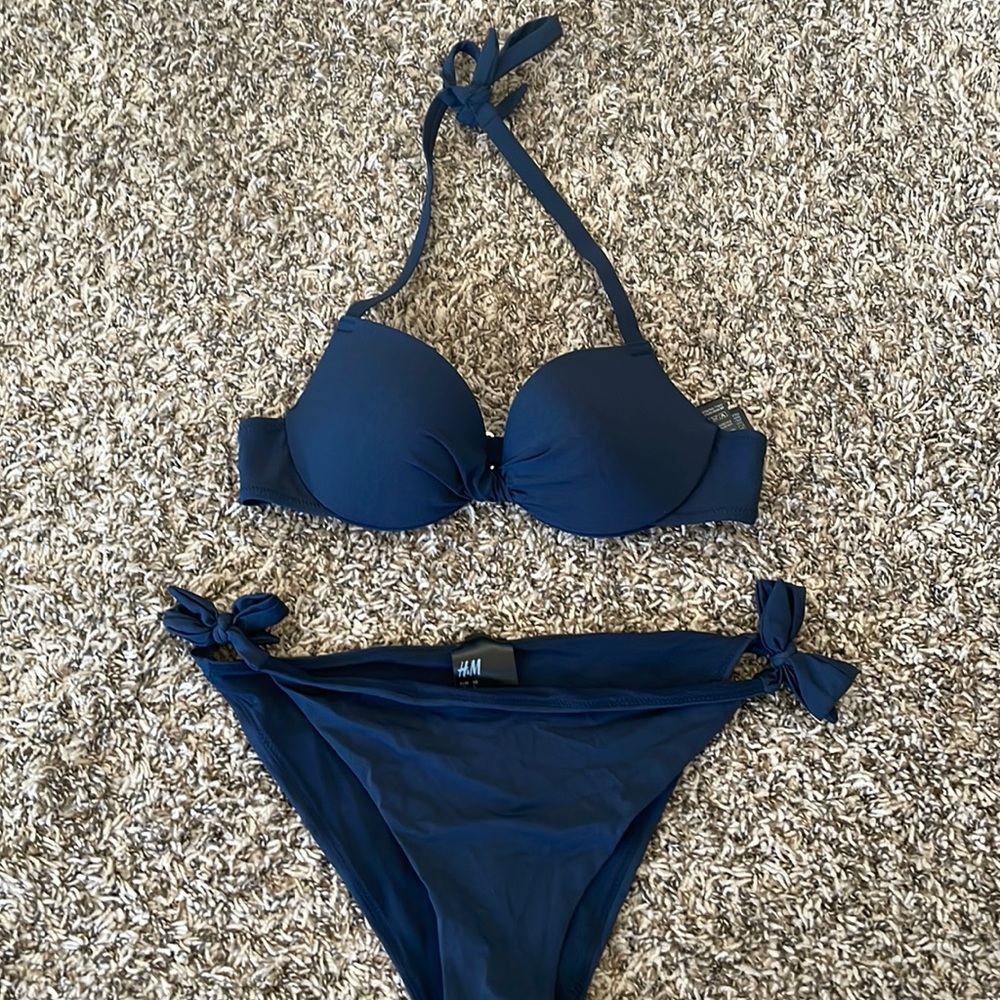 H&M Navy Bikini
